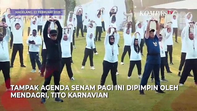 Tito di Barisan Depan! Bobby dan Para Kepala Daerah Ikuti Senam Pagi saat Retret di Akmil Magelang