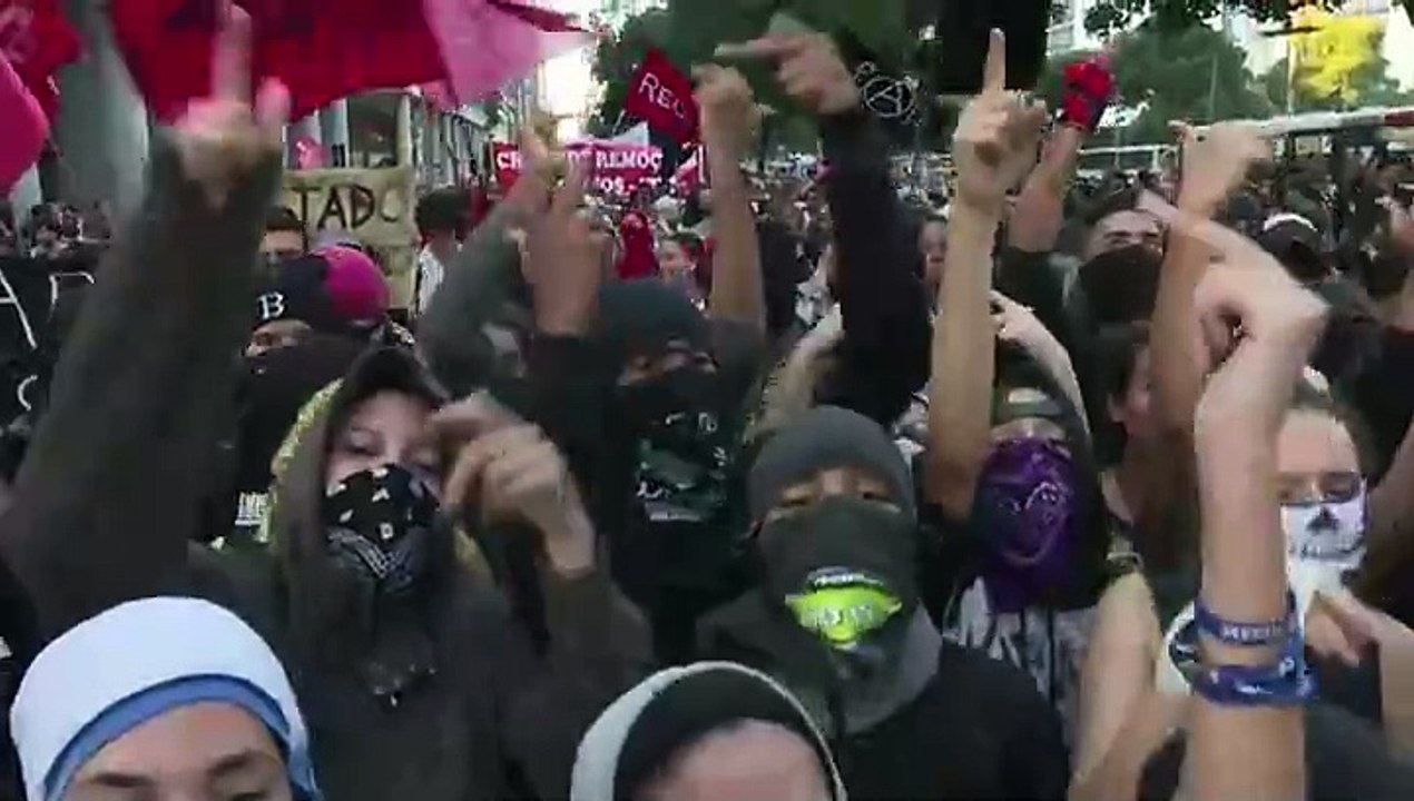Protesta por los Juegos Olímpicos