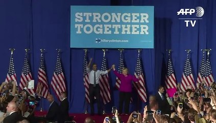 Obama se suma de lleno a la campaña de Hillary Clinton
