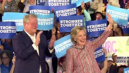 Al Gore regresa en apoyo a Hillary Clinton