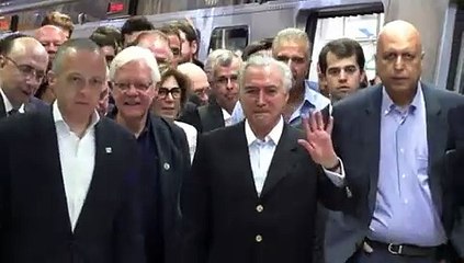 Inauguran el metro olímpico de Rio de Janeiro