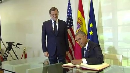 Obama destaca alianza con España en una corta visita