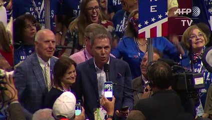 Republicanos proclaman a Trump candidato presidencial