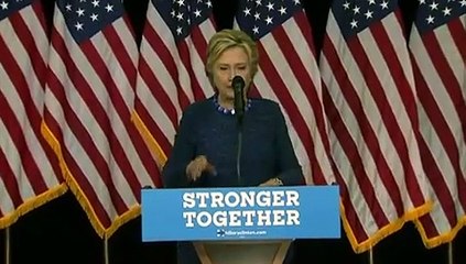 Clinton critica anuncio de pesquisa del FBI y Trump lo aprovecha