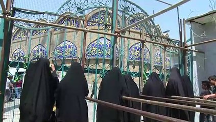 Peregrinos desafían amenazas de atentados del EI en Irak