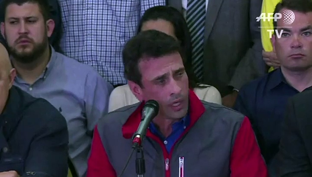 Capriles: "En Venezuela se dio un golpe de Estado"