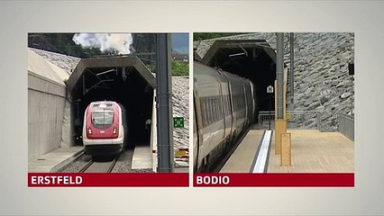Suiza inauguró el túnel ferroviario más largo del mundo