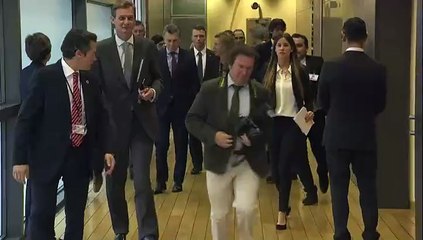 Macri se reúne con la dirigencia europea