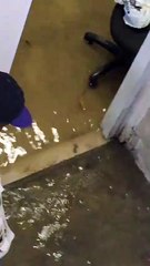 Inundaciones en hospitales de Santiago