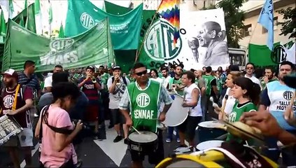 Estallan protestas gremiales en Argentina