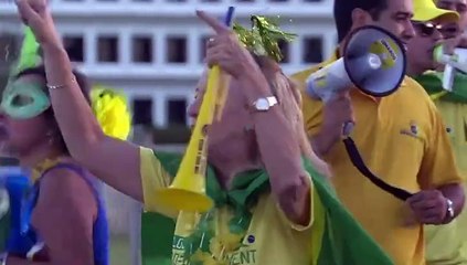 Brasileños protestan frente a Tribunal Supremo