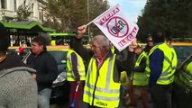 “¡Fuera Uber!”, claman taxistas chilenos