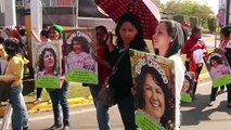 Mujeres centroamericana reclaman justicia