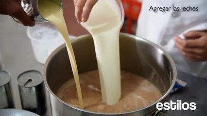 Habichuelas con dulce gourmet