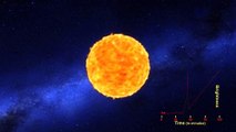 Observan por primera vez una onda de choque de una supernova (representación artística)