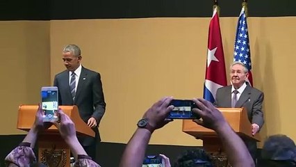 Obama y Castro celebran "nuevo día" en relación EEUU-Cuba