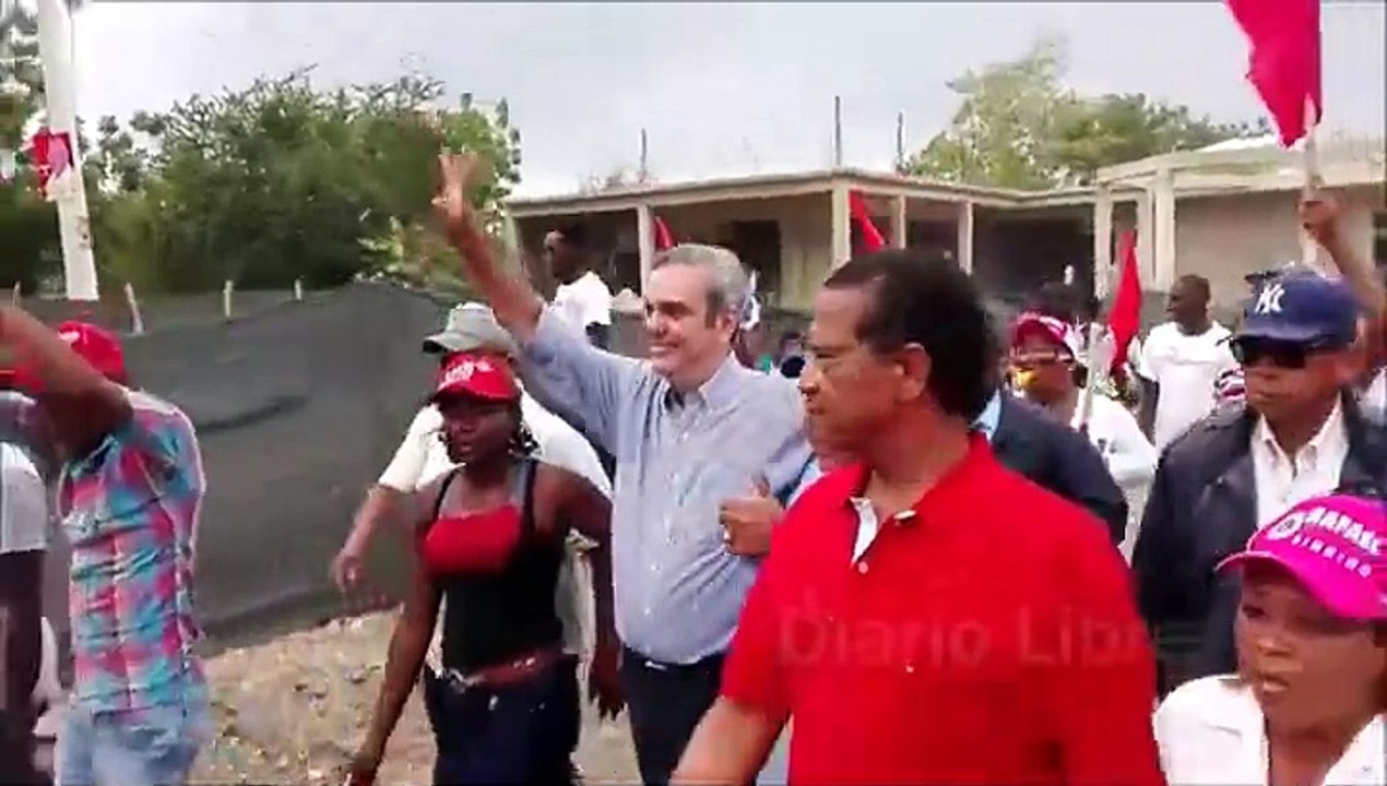 Luís Abinader en Montecristi