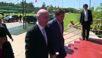Infantino inicia su gira por Sudamérica
