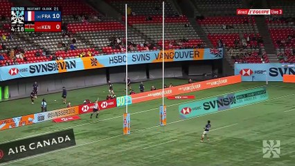 Le replay de France - Kenya - Rugby à 7 - HSBC Sevens Series