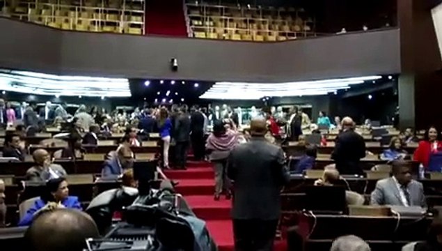 Cámara de Diputados durante aprobación de Presupuesto General