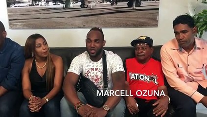 Marcell Ozuna llega al AILA