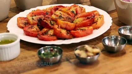 Risotto de tomates asados y cerveza