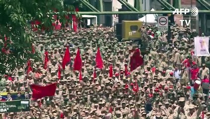 Militares venezolanos prometen “lealtad” a Maduro