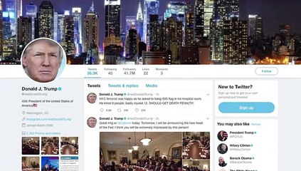 Trump pide pena de muerte para atacante de Nueva York