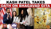 Kash Patel sworn in as 9th FBI director, takes oath on Bhagavad Gita