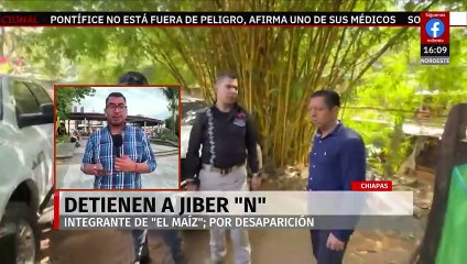 Detienen a sospechoso de desaparición forzada en Frontera Comalapa, informan Pakales