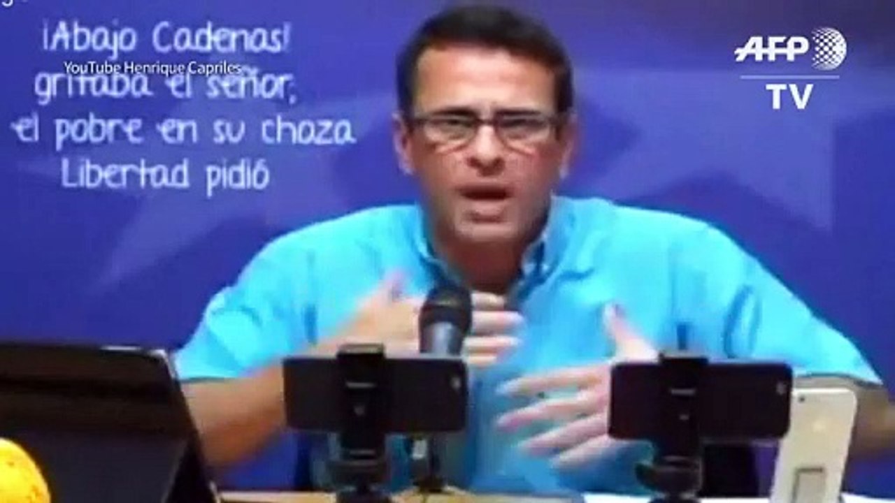 Capriles anuncia retiro de coalición opositora venezolana