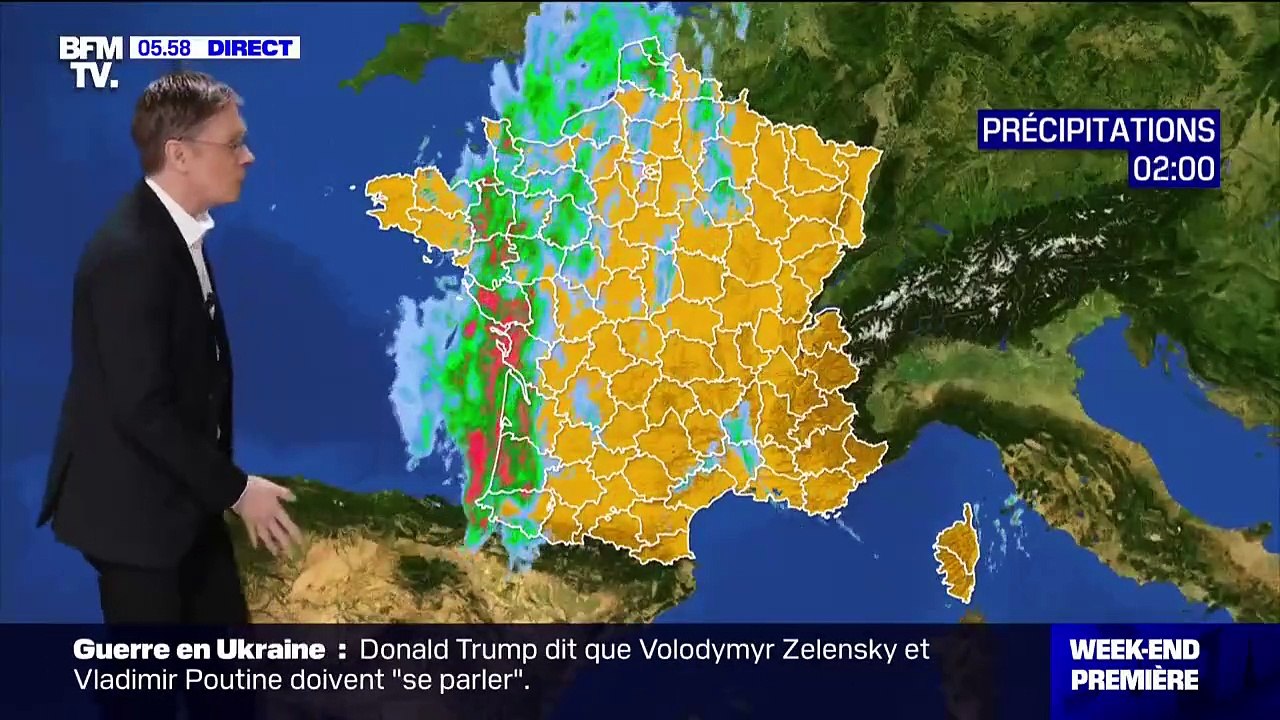 Des pluies des Pyrénées aux régions du Nord, mais des températures qui restent douces