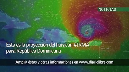 Efectos de “catastrófico huracán Irma” se sentirán esta noche en República Dominicana