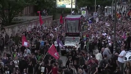 Protesta por G20 deja 76 policías heridos en Hamburgo