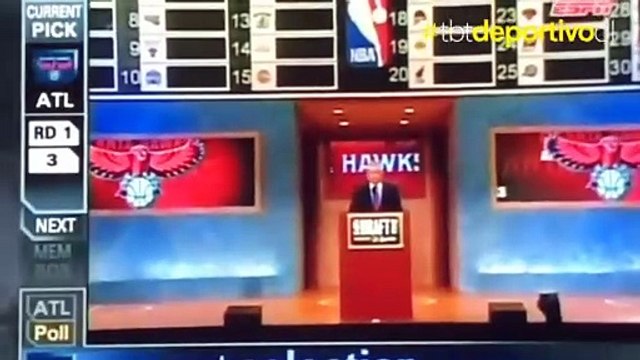 TBT Deportivo El 28 de junio del 2007, el dominicano Al Horford, fue seleccionado en la tercera posición por los Halcones de Atlanta en el Draft de la NBA