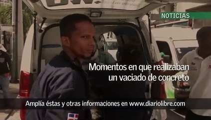 Varios heridos tras desplomarse falso piso de torre en construcción en el Ensanche Piantini