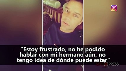 Ricky Martin, aún sin noticias de su hermano