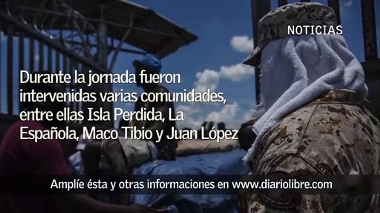 Migración detiene 410 extranjeros durante operativo de interdicción en Moca