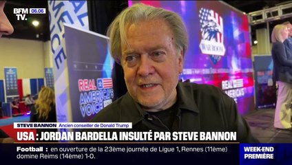 Jordan Bardella insulté par Steve Bannon après avoir annulé son intervention à un rassemblement conservateur