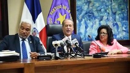 Rueda de prensa tras la reunión del Comité Político del PLD