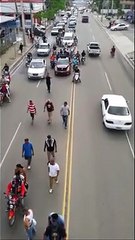 Cortejo fúnebre con bachata en Santiago