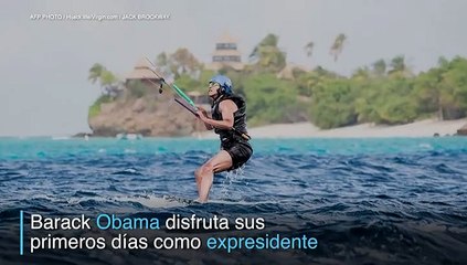Barack Obama, de vacaciones en el Caribe.mp4