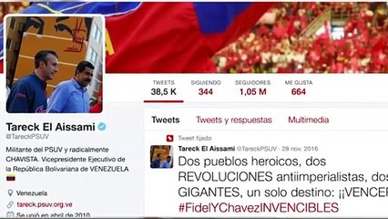 Vicepresidente de Venezuela repudia sanción de EEUU