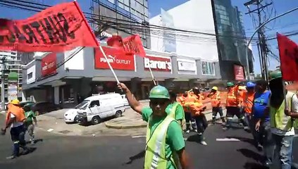 Protestan constructores en Panamá contra la corrupción