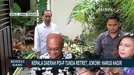 Jokowi Respons Kepala Daerah Tunda Ikut Retret, PDI-P: Ini Urusan Internal Partai!