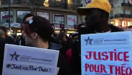 Protestan en París por violación de joven negro durante arresto