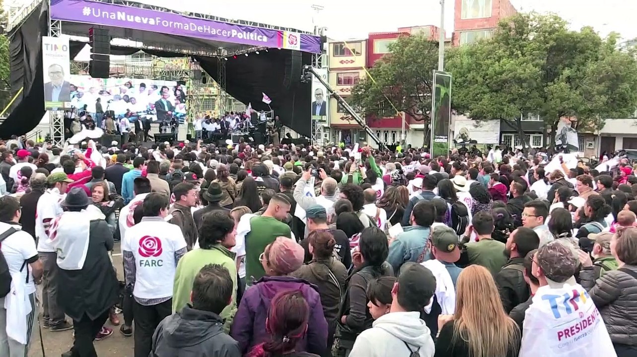 Líder de FARC inicia caza de votos para presidencia en Colombia