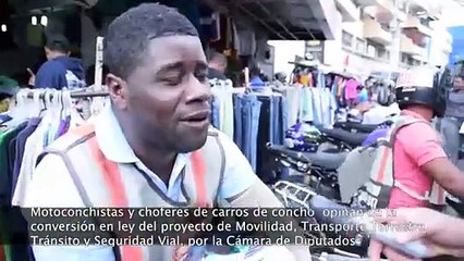 Consulta a motoconchistas y choferes sobre la nueva ley