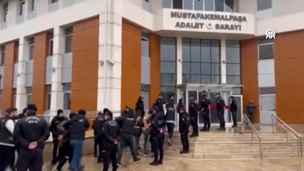 Bursa'da uyuşturucu operasyonunda yakalanan 36 şüpheli tutuklandı