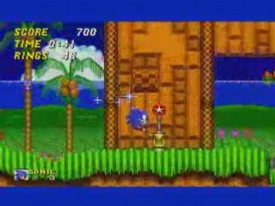 Comparatif 50Hz/60Hz Sonic 2 Megadrive
